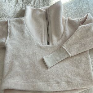 Free people crop fleece